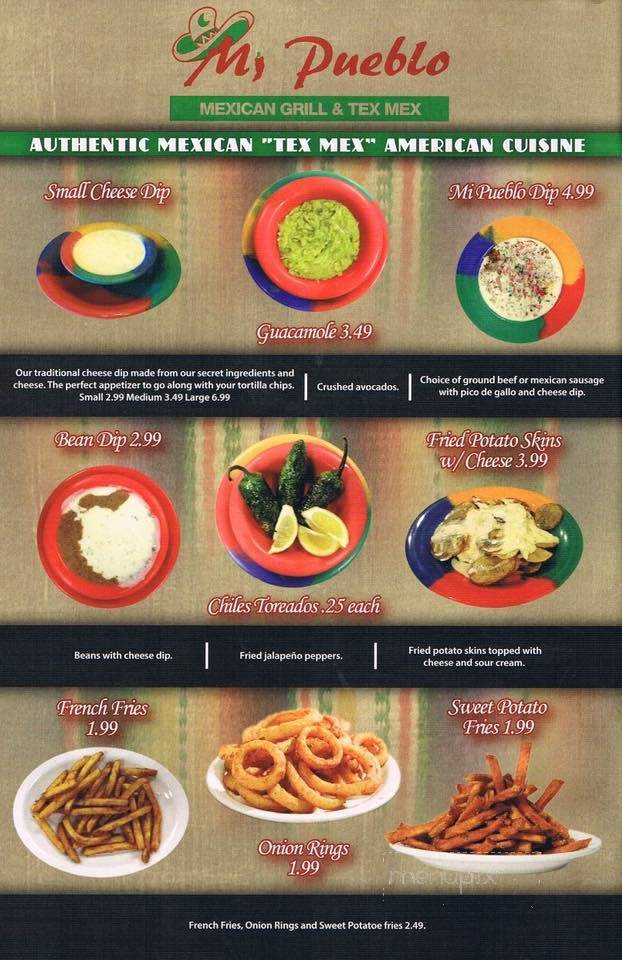 Mi Pueblo - New Albany, MS menu_pic