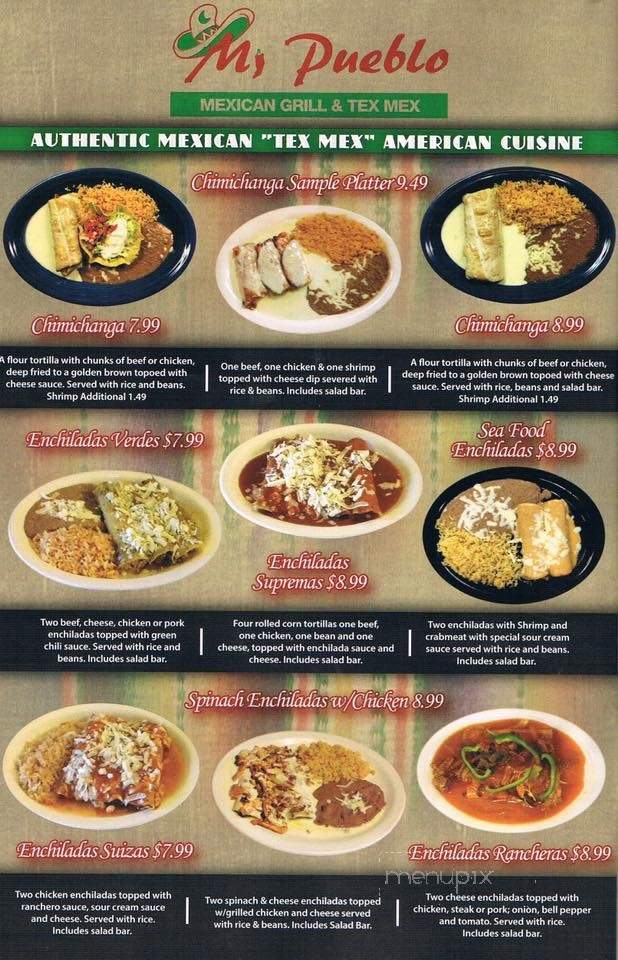 Mi Pueblo - New Albany, MS menu_pic