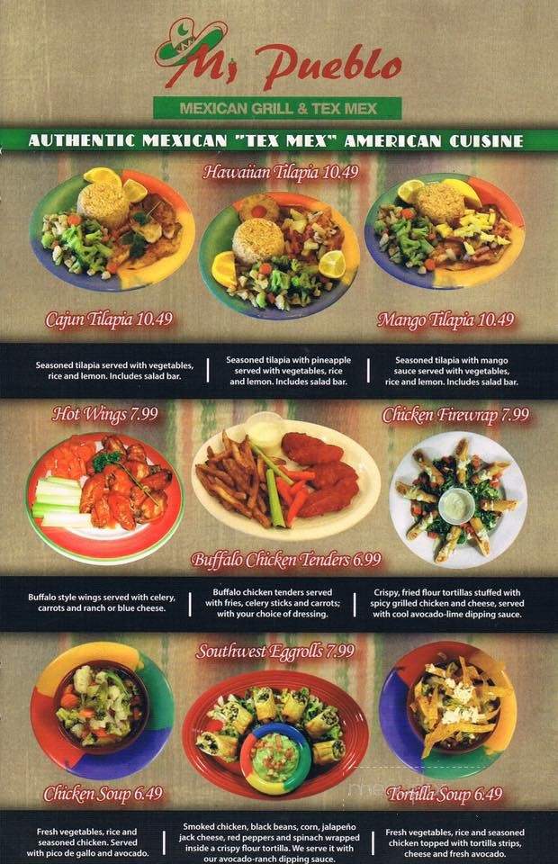Mi pueblo new albany ms menu deals
