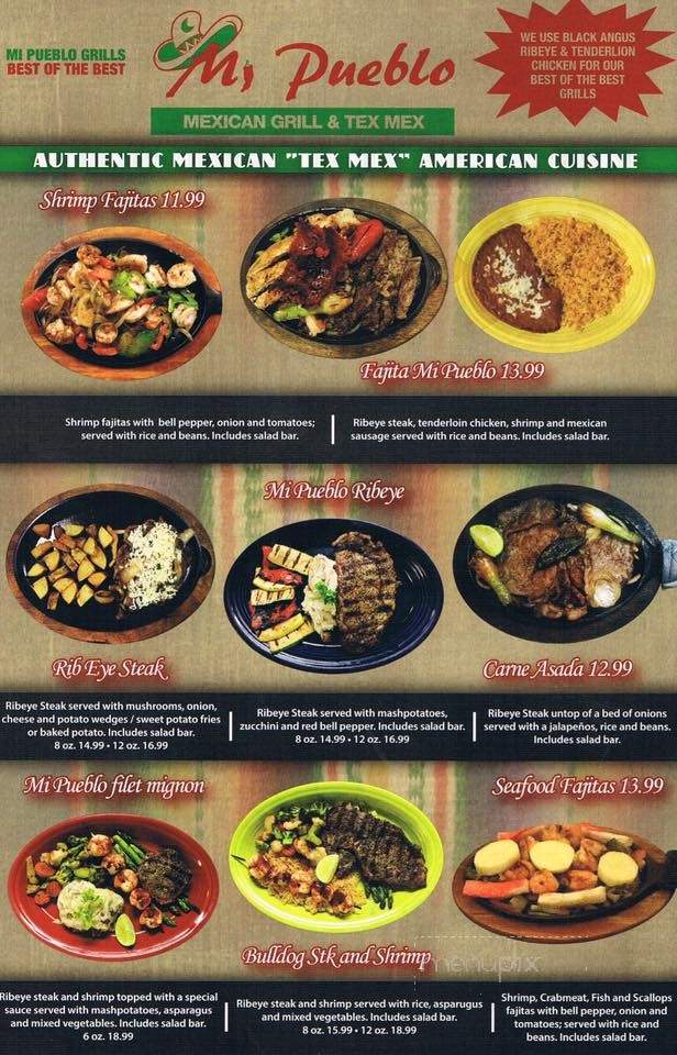 Mi Pueblo - New Albany, MS menu_pic