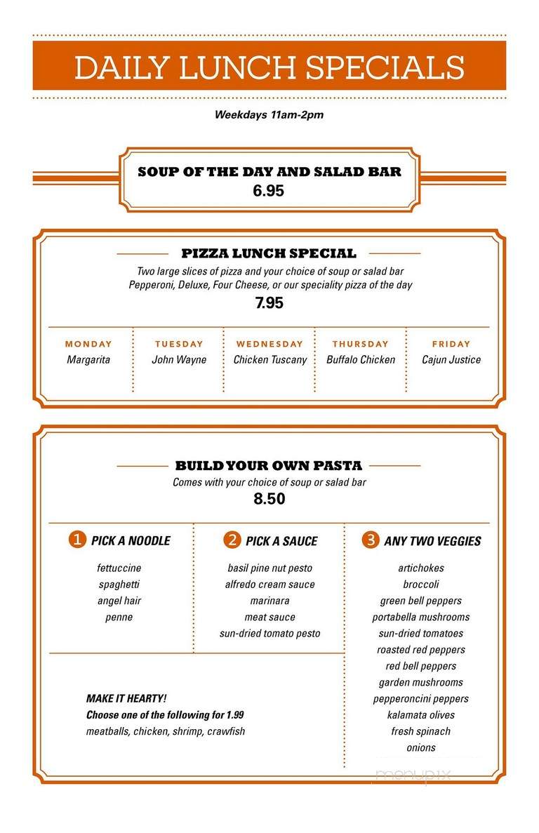 Old Venice Pizza Co - Oxford, MS menu_pic