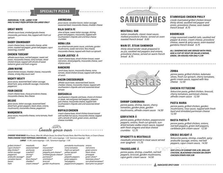 Old Venice Pizza Co - Oxford, MS menu_pic