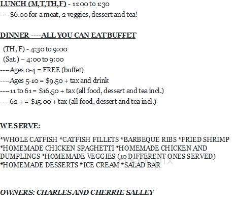 Pap's Place - Ackerman, MS menu_pic