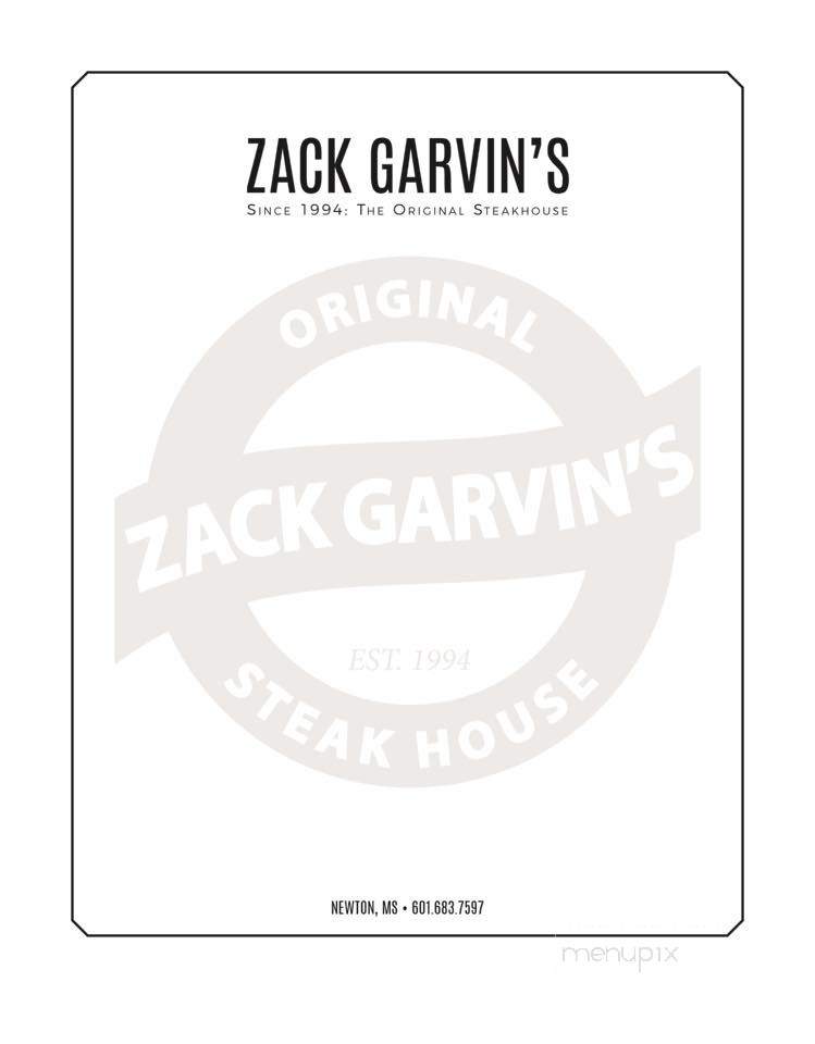 Zack Garvin's Original Steak - Newton, MS