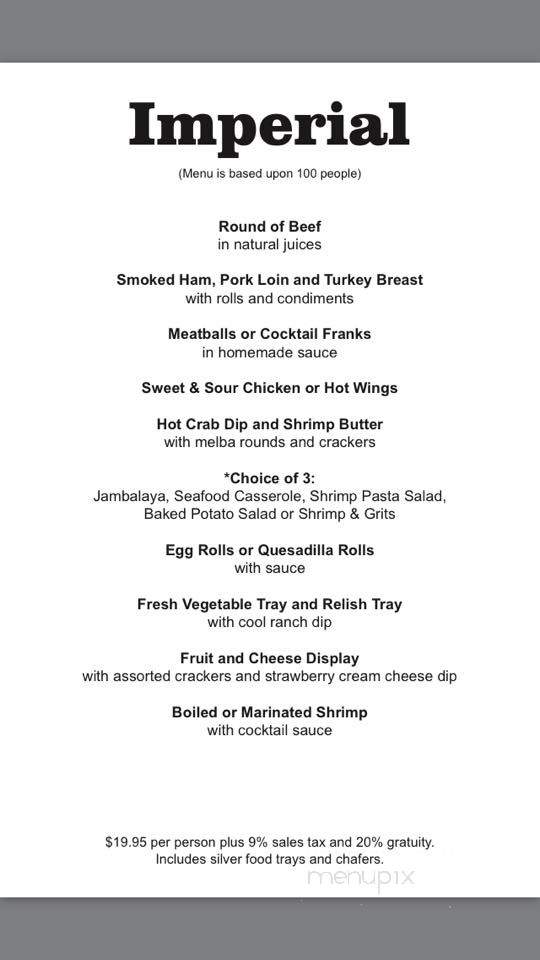 Broome's - Ocean Springs, MS menu_pic