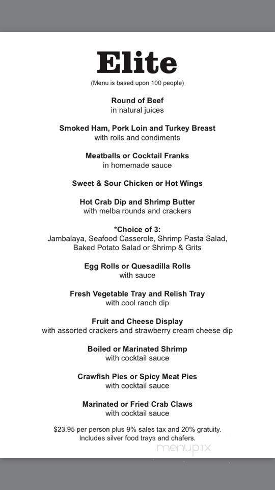 Broome's - Ocean Springs, MS menu_pic