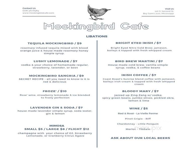 Mockingbird Cafe - Bay Saint Louis, MS