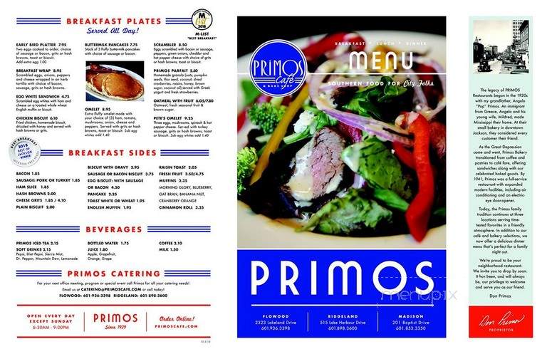 Primos Cafe & Bake Shop - Ridgeland, MS