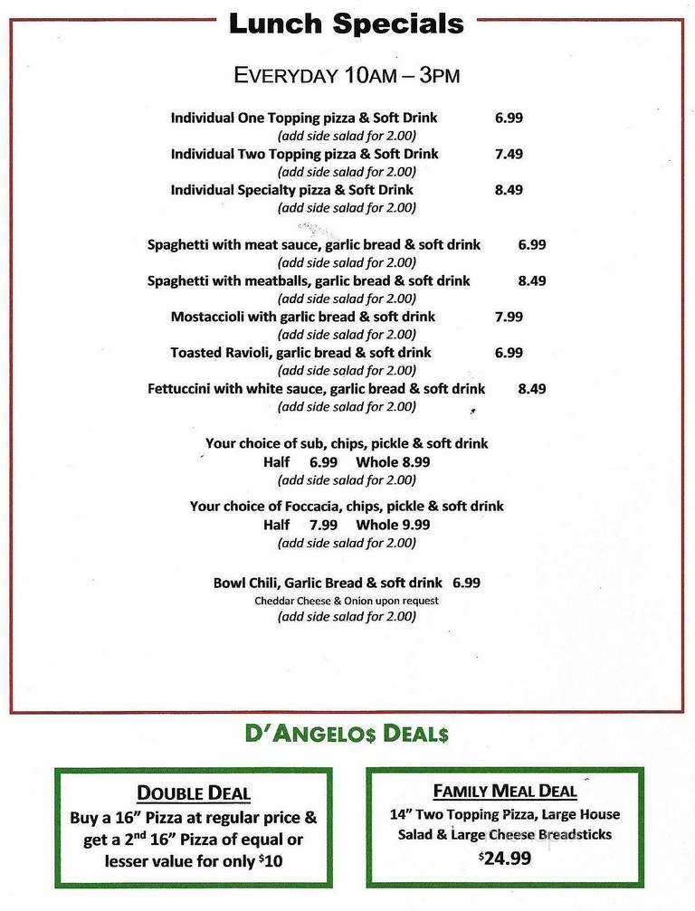 D'Angelos Pizza - Pacific, MO menu_pic