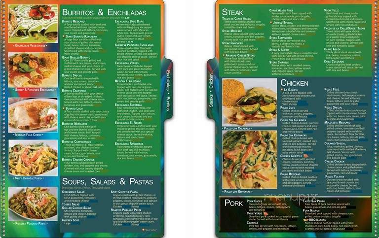 El Charro Mexican Restaurant - West Plains, MO menu_pic