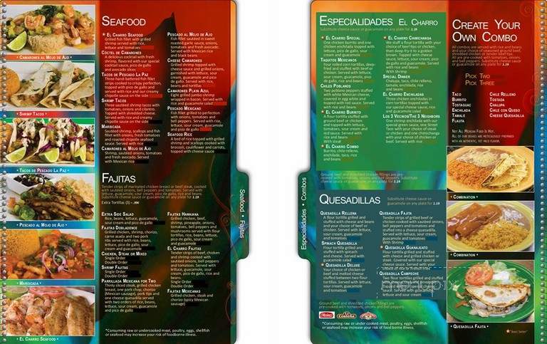 El Charro Mexican Restaurant - West Plains, MO menu_pic