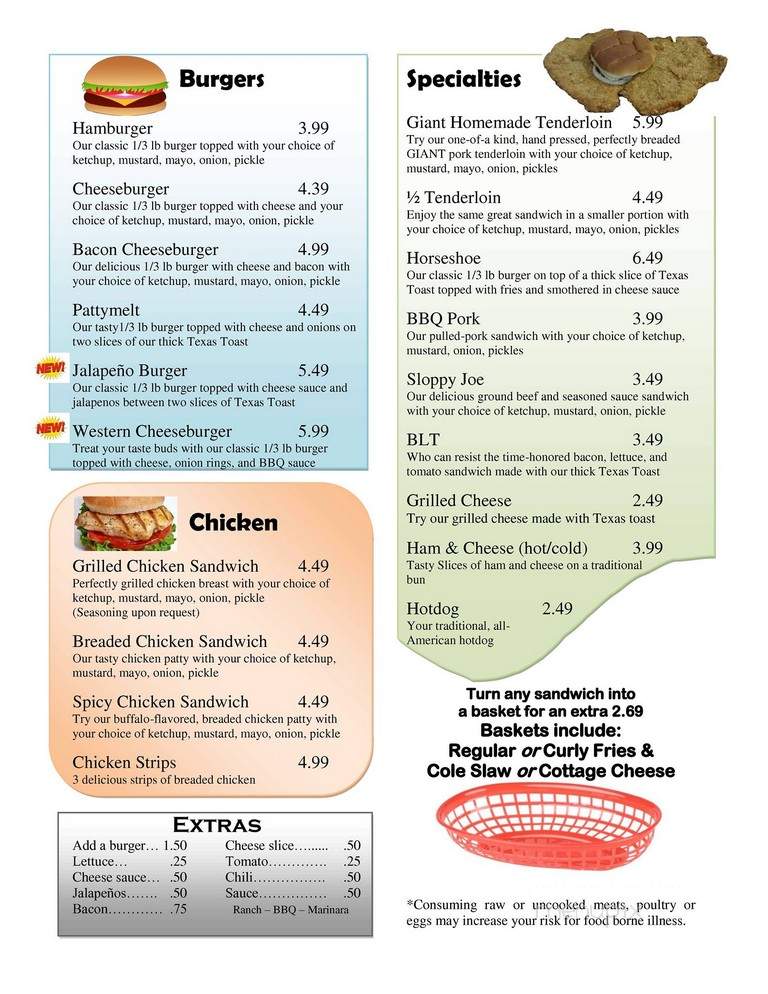 Ice Cream Shoppe - Kahoka, MO menu_pic