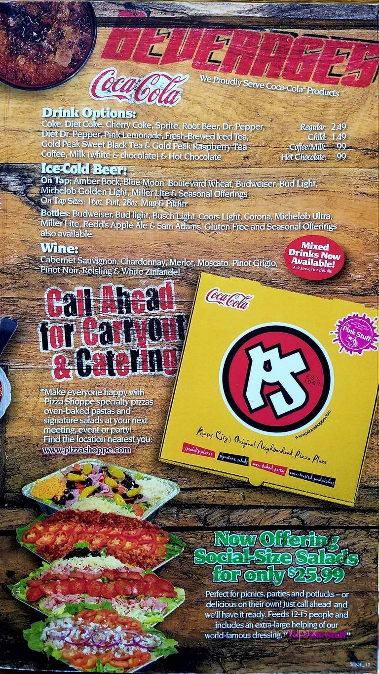 Pizza Shoppe - Saint Joseph, MO menu_pic