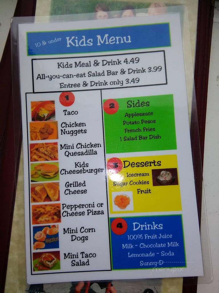 Poppa's Restaurant - Albany, MO menu_pic