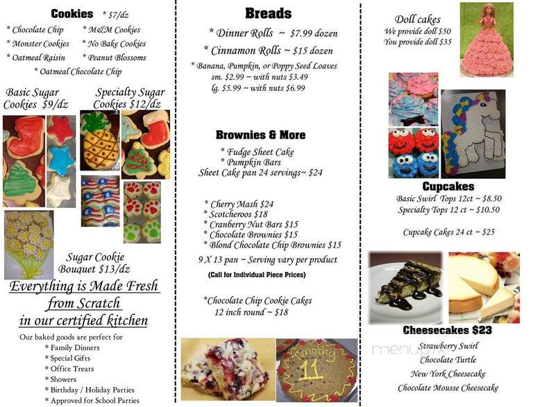 Poppa's Restaurant - Albany, MO menu_pic