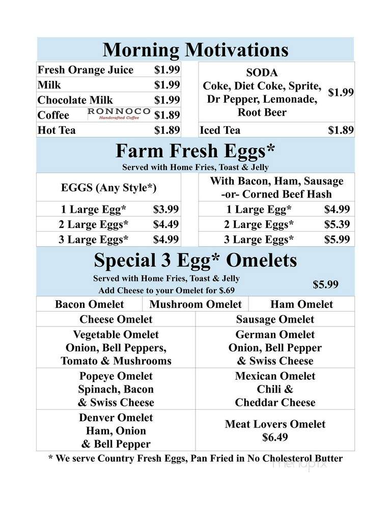Sunrise Restaurant - Arnold, MO menu_pic