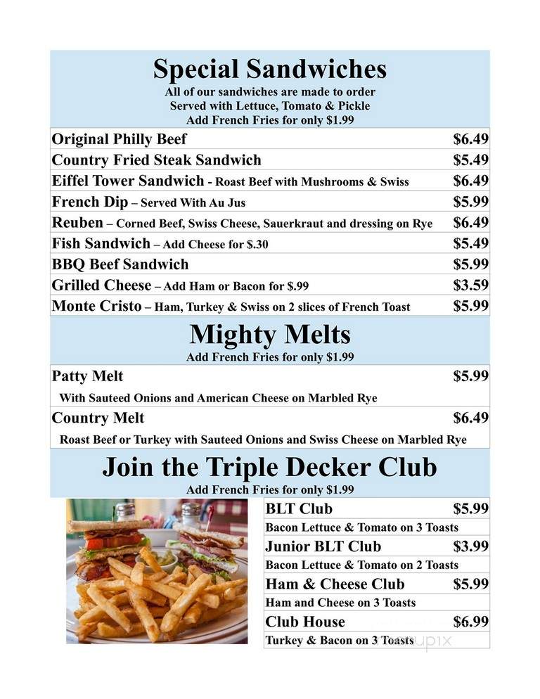 Sunrise Restaurant - Arnold, MO menu_pic