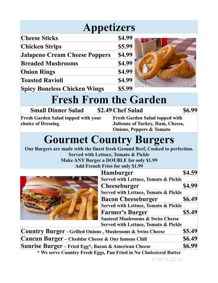 Sunrise Restaurant - Arnold, MO menu_pic