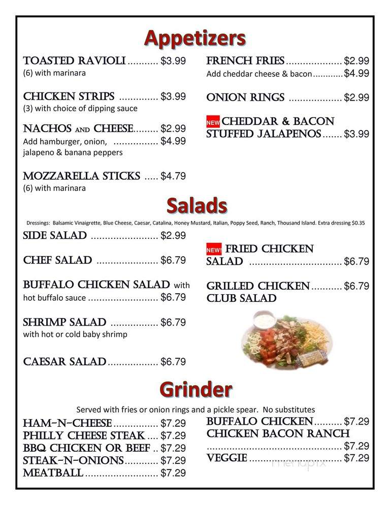 Westphalia Inn Restaurant - Westphalia, MO menu_pic