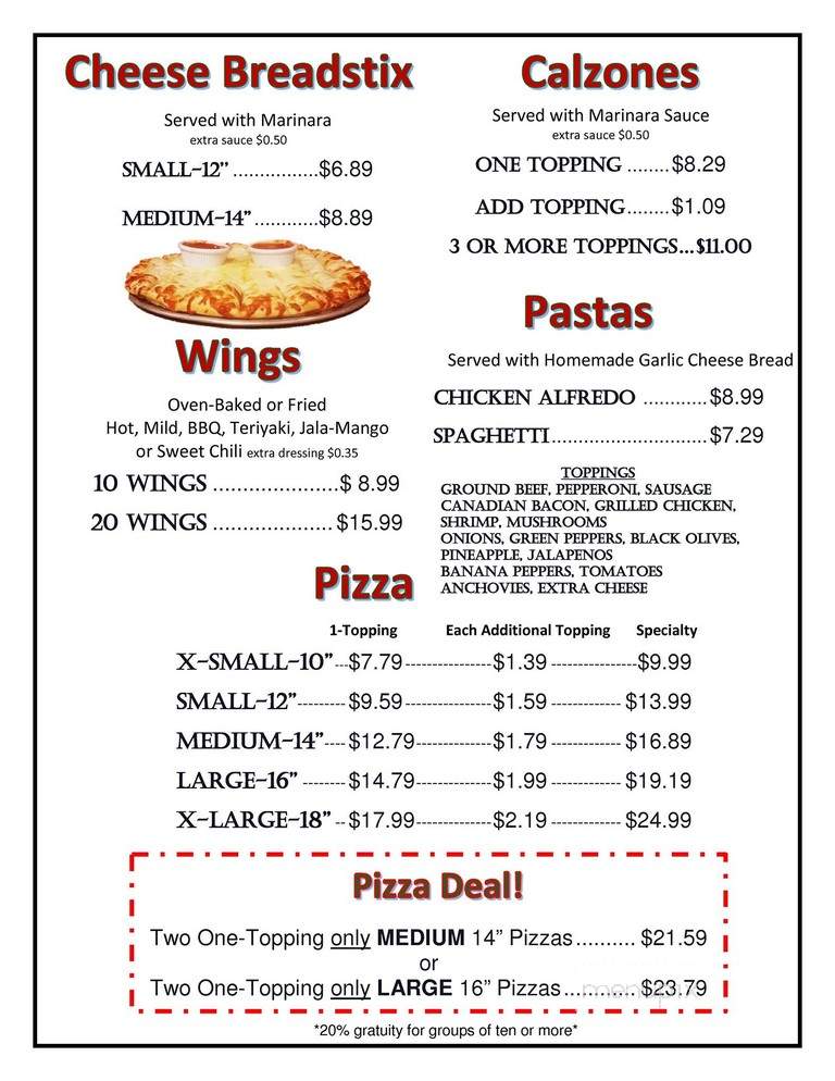 Westphalia Inn Restaurant - Westphalia, MO menu_pic