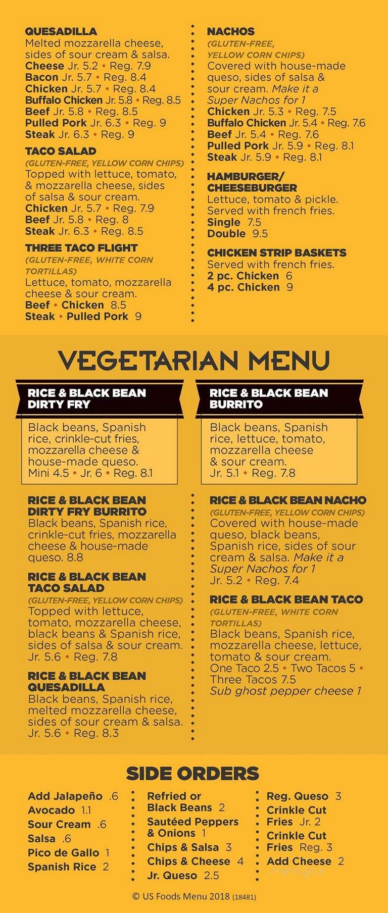 Burritoville - Cape Girardeau, MO menu_pic