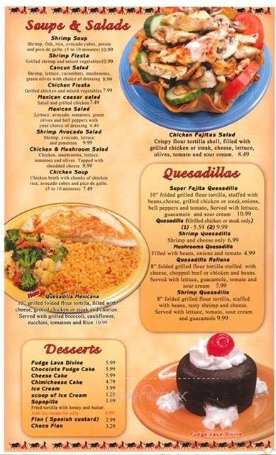 El Torero Restaurant - Perryville, MO menu_pic