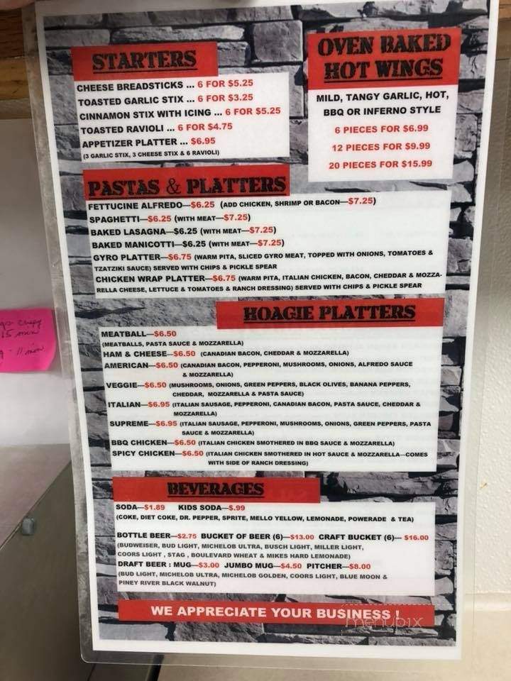 Pizza Haus - Jefferson City, MO menu_pic
