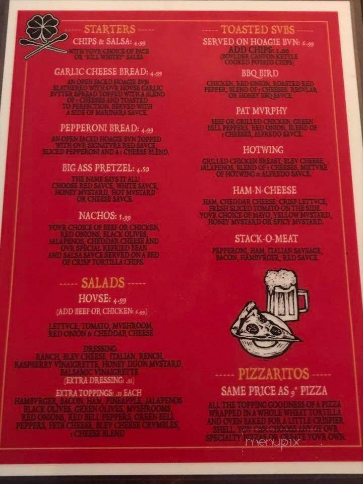 Blackthorn Pizza & Pub - Joplin, MO menu_pic