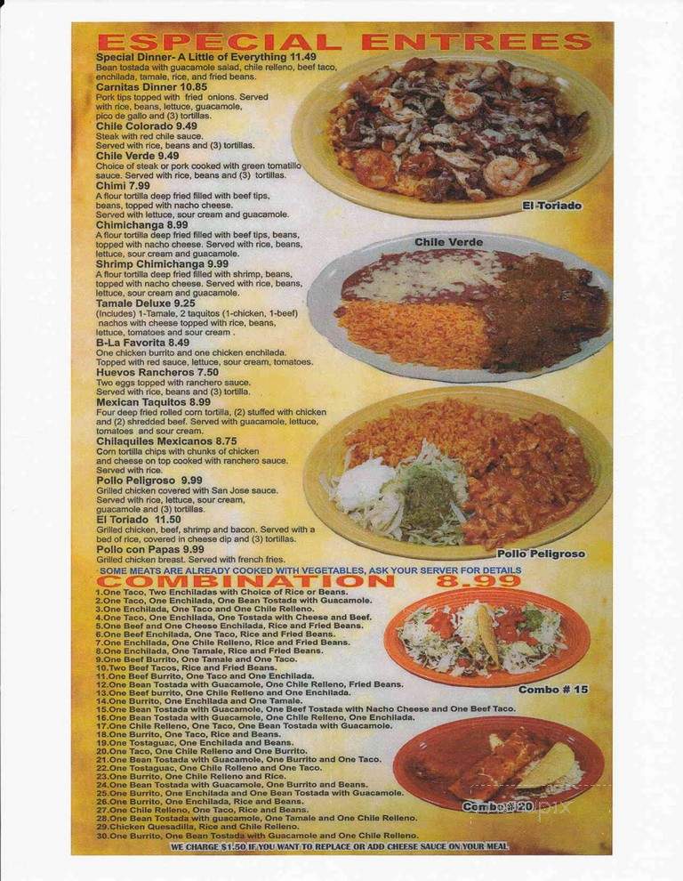 El Maguey - Kansas City, MO menu_pic