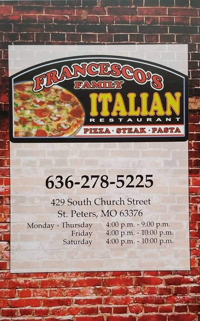 Francesco Pizza & Italian Restaurant - Saint Peters, MO