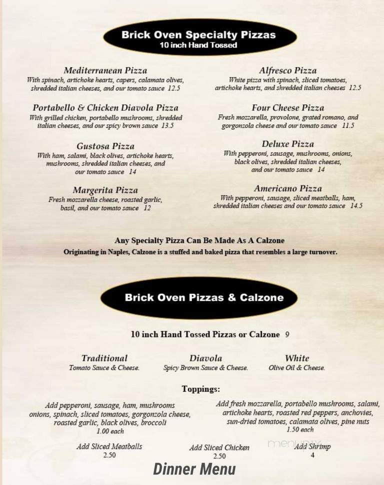Gianfabio's Italian Cafe - Chesterfield, MO menu_pic