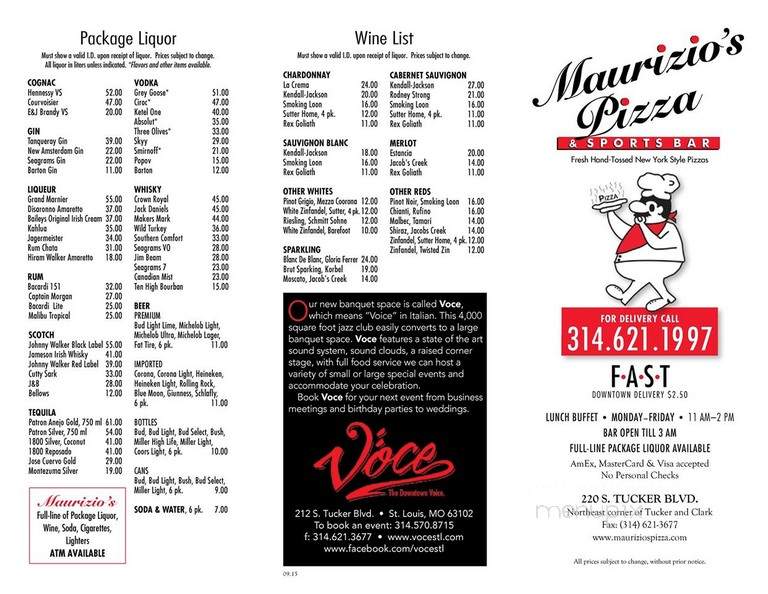 Maurizio's Pizza & Sports Cafe - Saint Louis, MO