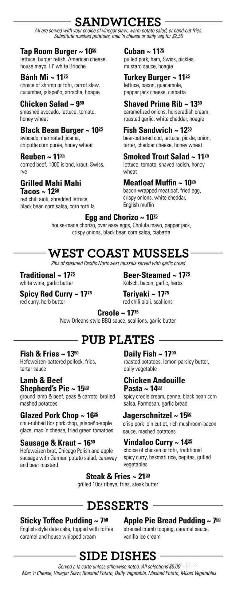 Schlafly Tap Room - Saint Louis, MO menu_pic