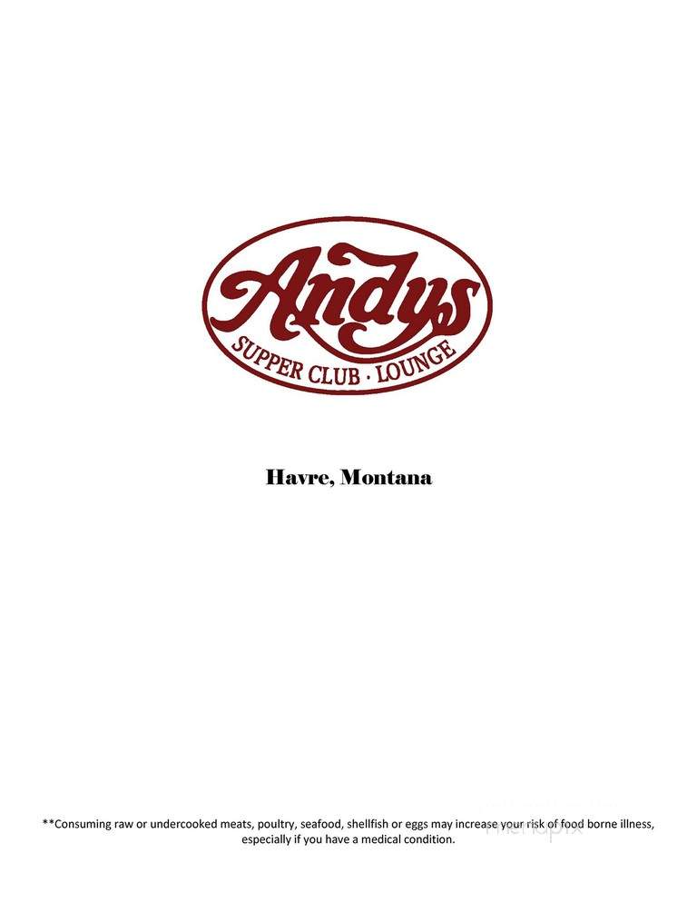Andy's - Havre, MT menu_pic