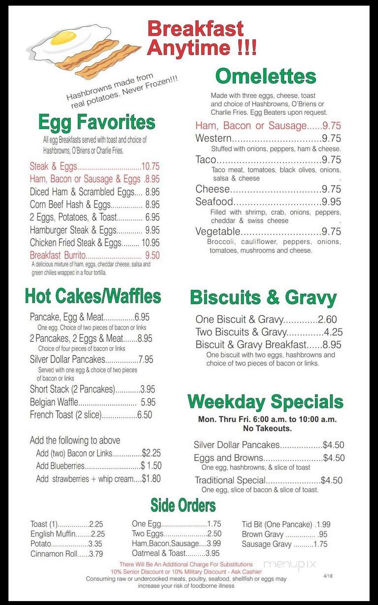 Good Time Charlie's-R & R - Great Falls, MT menu_pic
