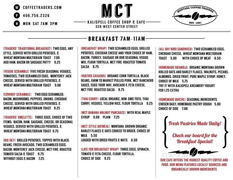 Montana Coffee Traders - Columbia Falls, MT menu_pic