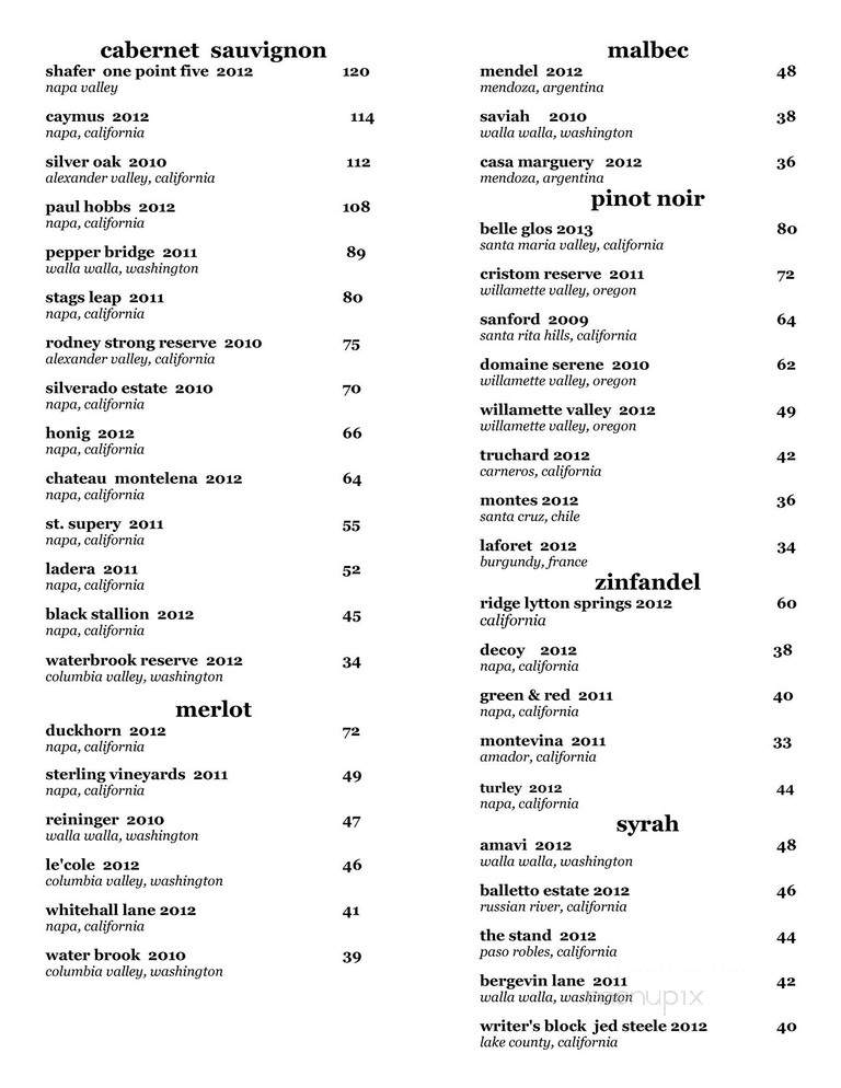 Shadows Keep Restaurant - Missoula, MT menu_pic