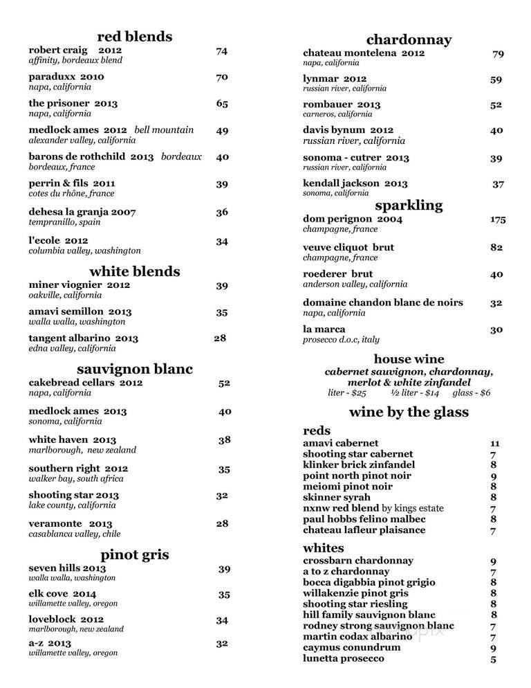 Shadows Keep Restaurant - Missoula, MT menu_pic