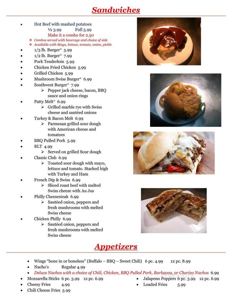 B & J Family Restaurants - Syracuse, NE menu_pic