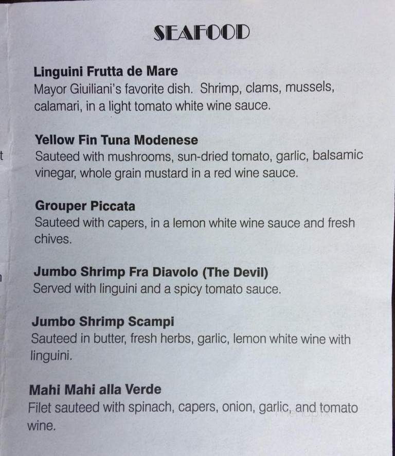 Bella Italia - Cozad, NE menu_pic