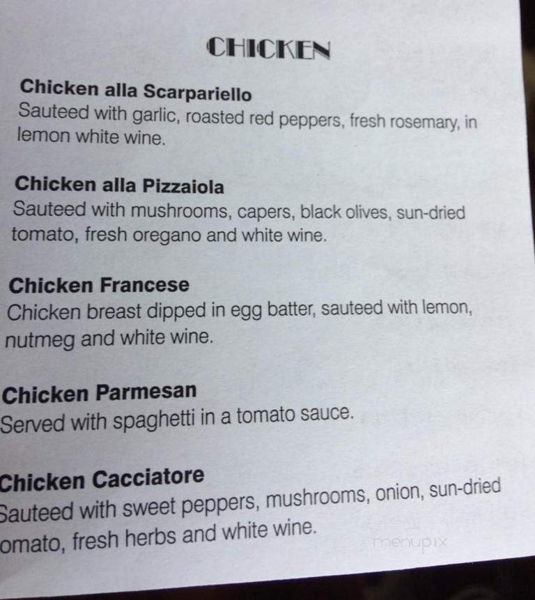 Bella Italia - Cozad, NE menu_pic