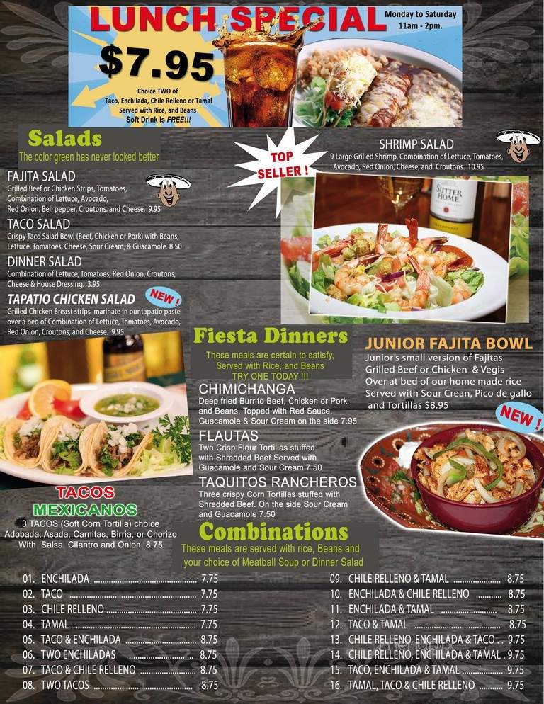 El Tapatio - Columbus, NE menu_pic