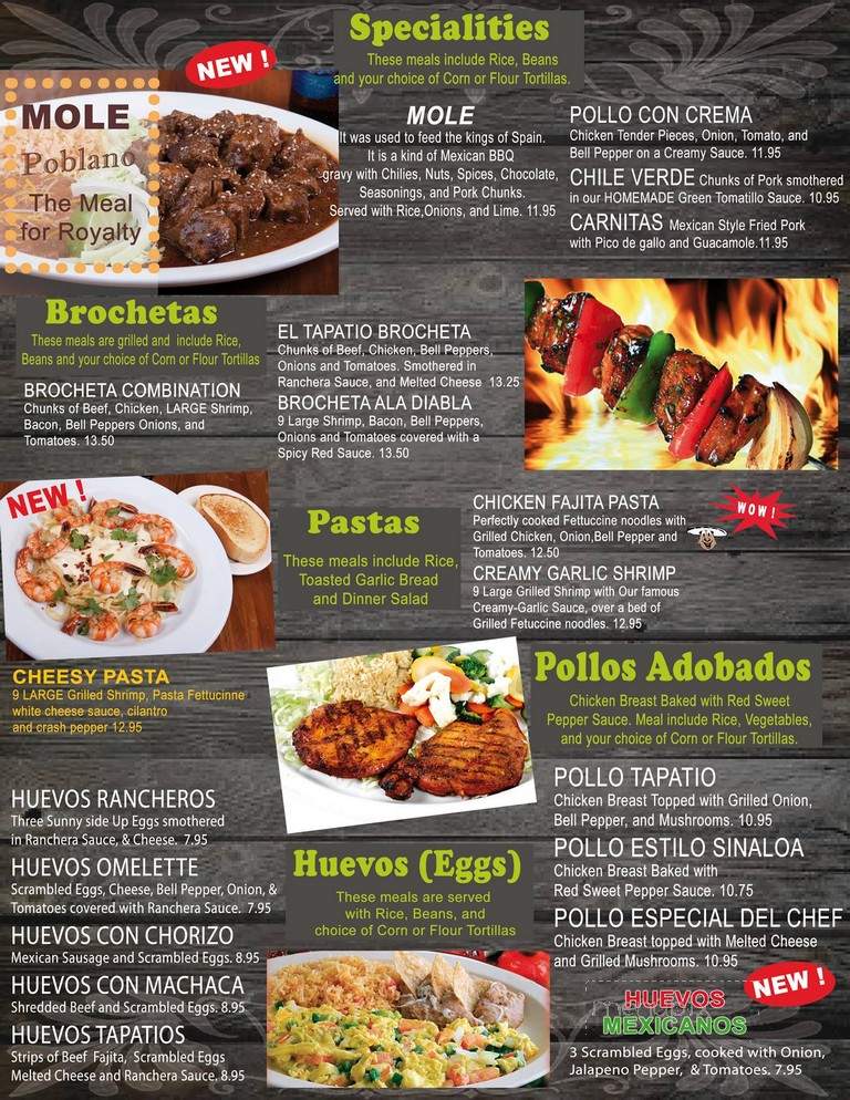 El Tapatio - Columbus, NE menu_pic