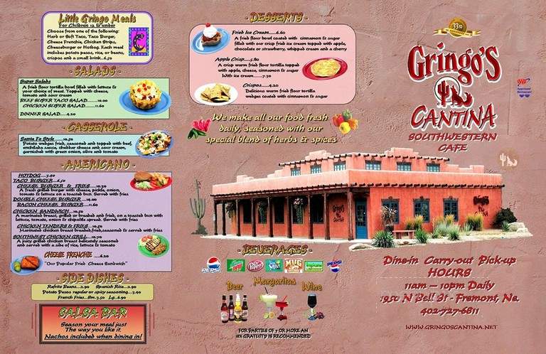Gringo's - Fremont, NE menu_pic