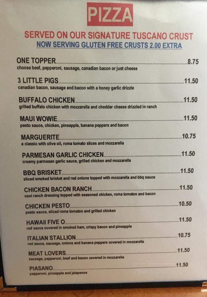 Stadium Club - Omaha, NE menu_pic
