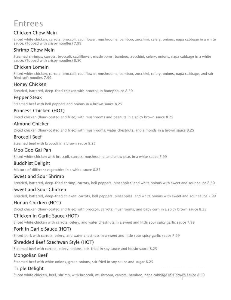 Three Happiness Express - Omaha, NE menu_pic