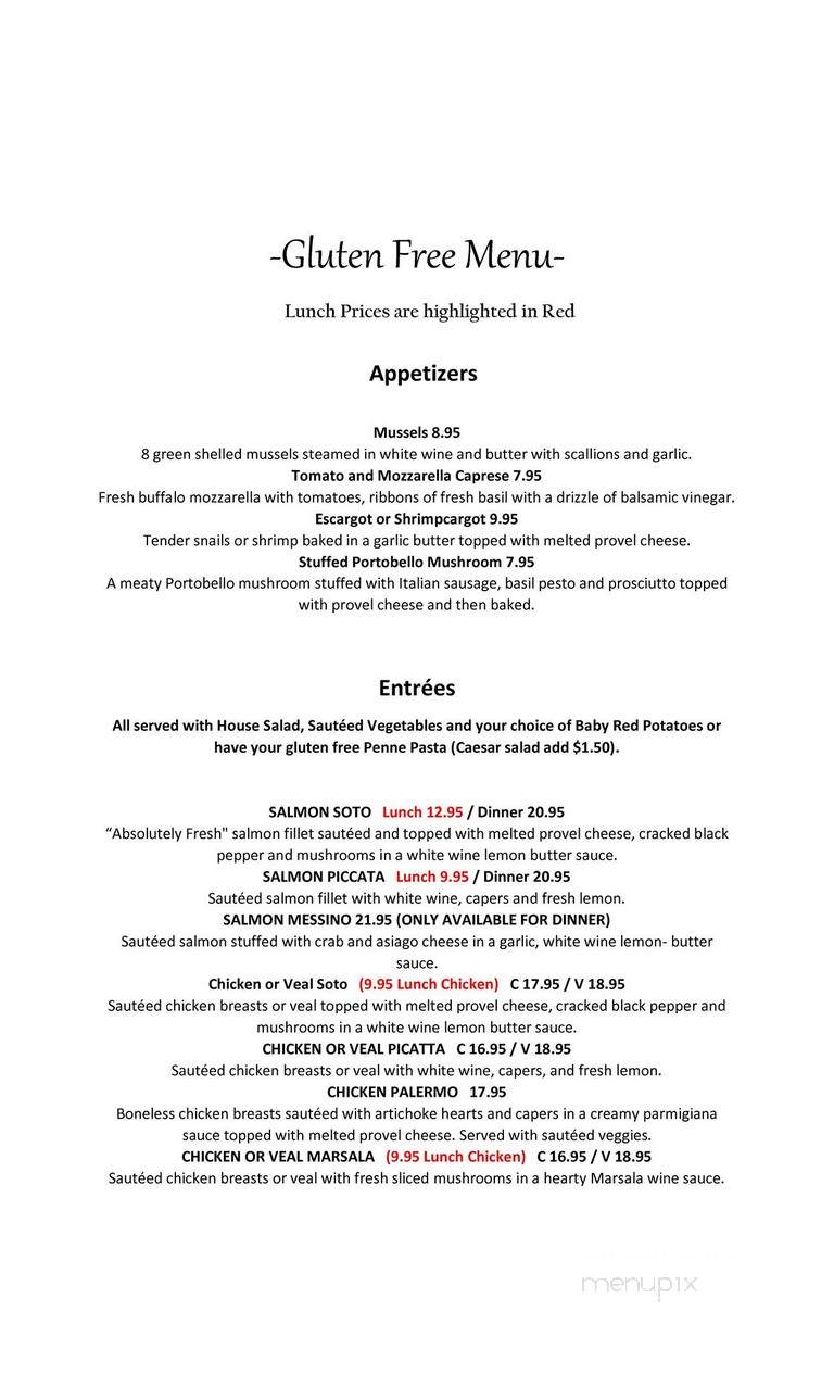 Vincenzo's Midtown Ristorante - Omaha, NE menu_pic