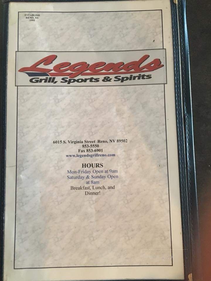 Legends Grill Sports & Spirits - Reno, NV