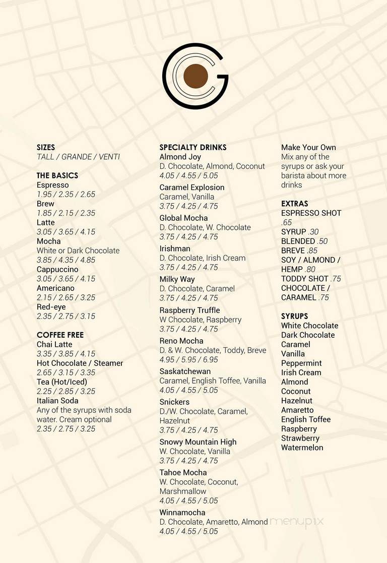 Coffee Shop - Reno, NV menu_pic
