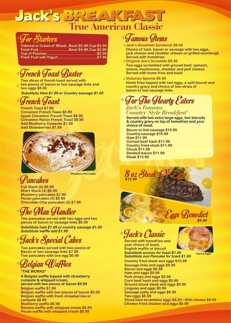 Jack's Cafe - Sparks, NV menu_pic